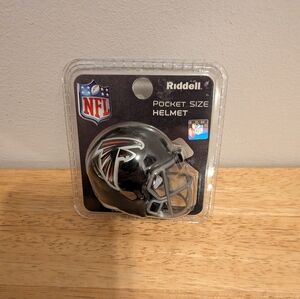 NFL Atlanta Falcons Pocket Size Helmet - Black, Red, White